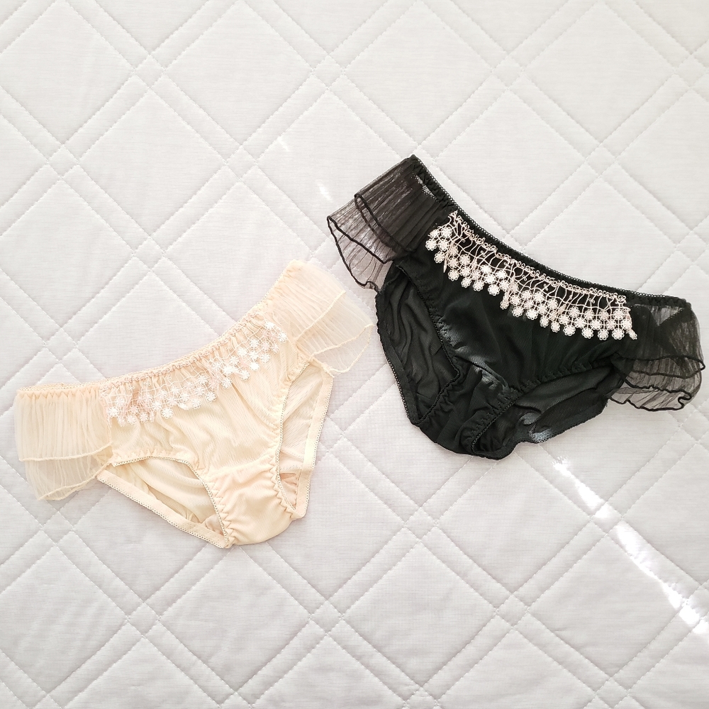 NWOT Elegant Lace Panties Pair